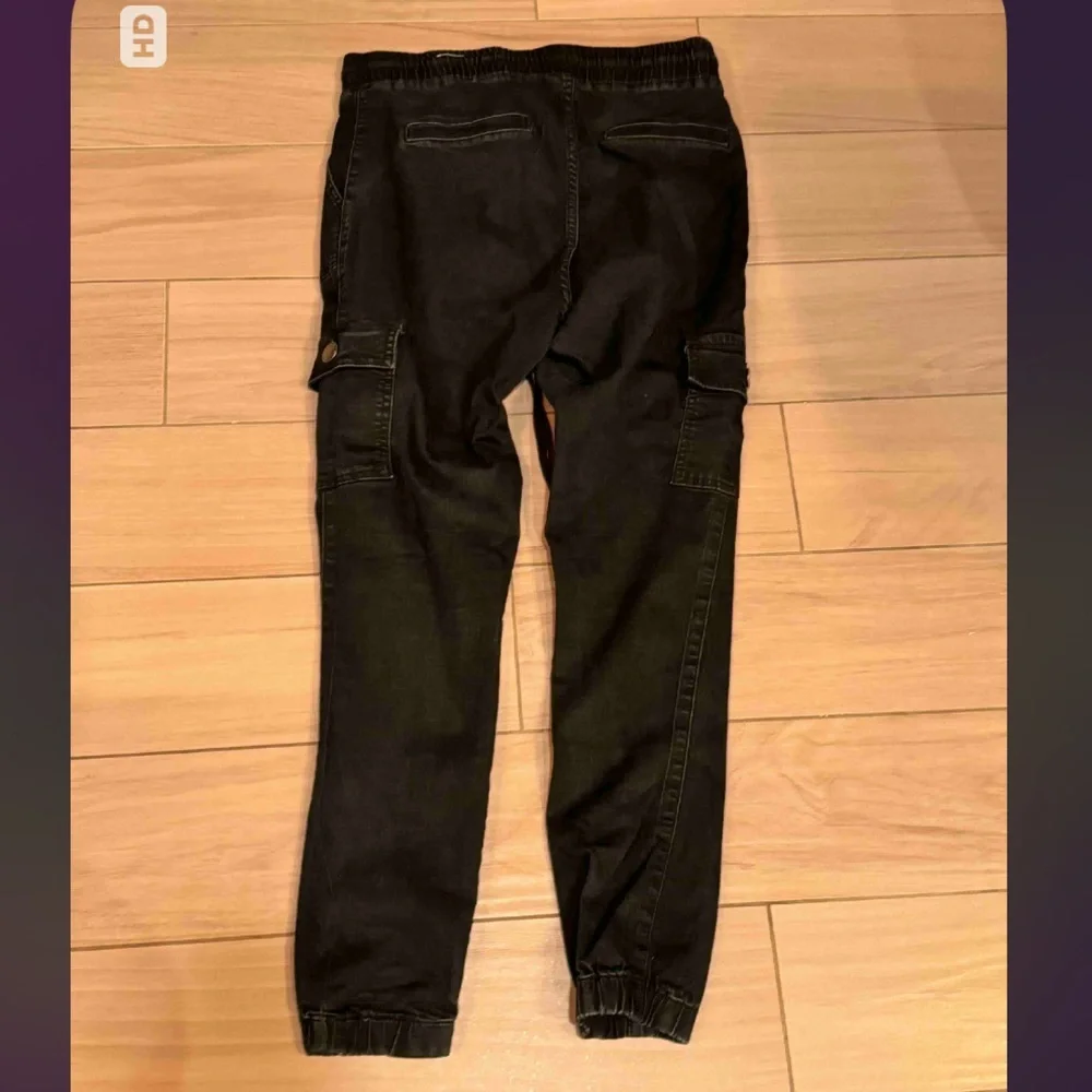 VIP Black Cargo Jogger Pants size 13x30 juniors 13